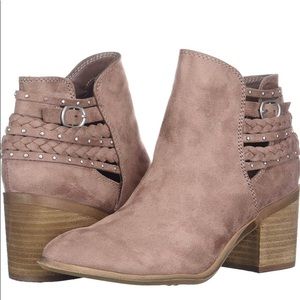 Dusty Rose Ankle Boots